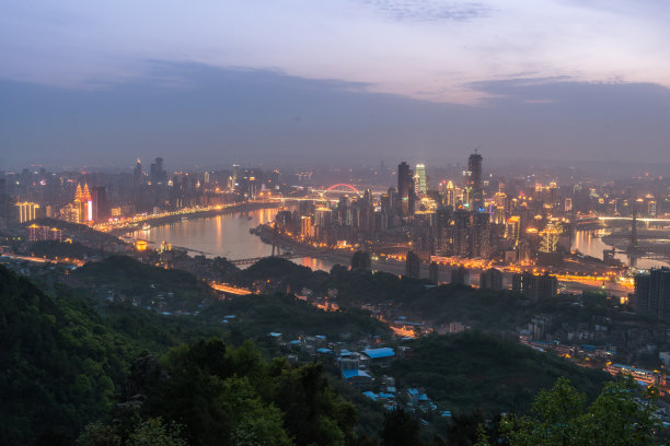 重庆渝中半岛夜景