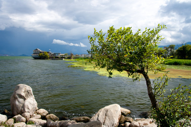 云南洱海绚丽美景