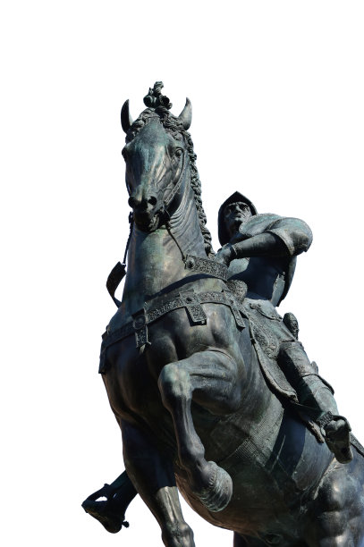 欧洲骑士雕塑