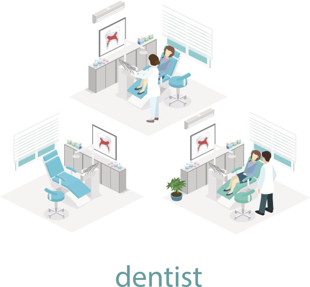 牙科牙齿医院标志牙科诊所标志