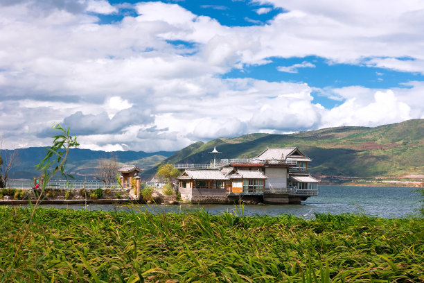 云南洱海绚丽美景