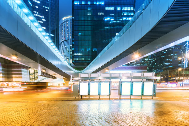 香港宣传展板背景