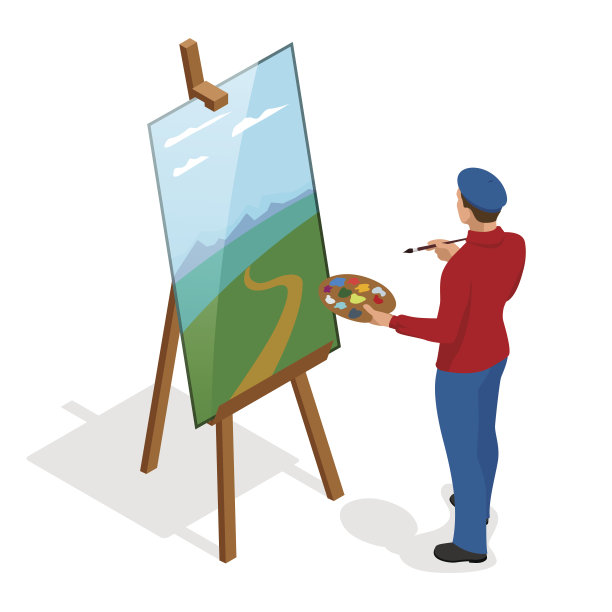 扁平矢量人物绘制