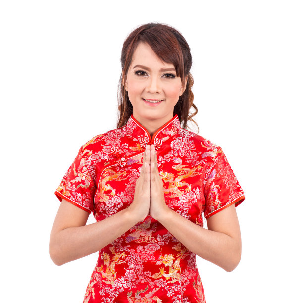 传统节日东方女性服饰