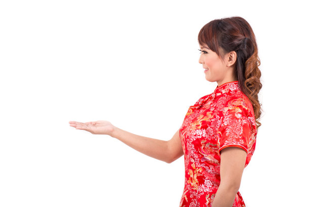 传统节日东方女性服饰