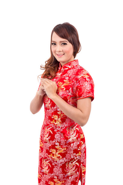 传统节日东方女性服饰