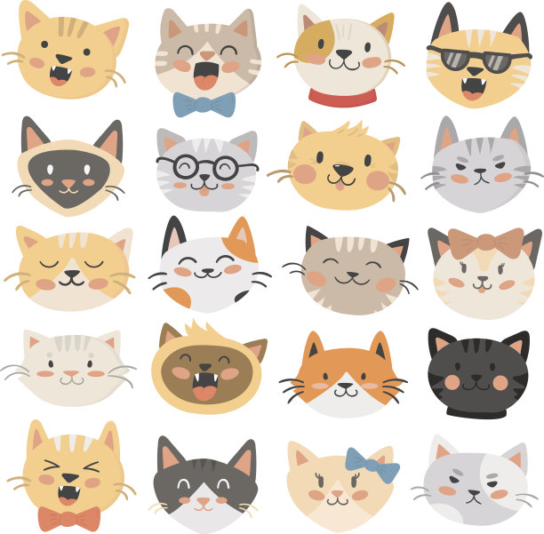 可爱小猫卡通头像