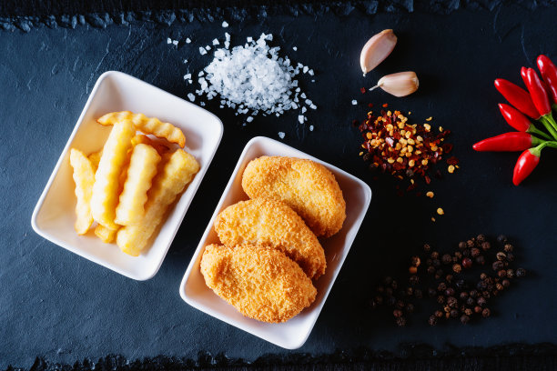 黑金鸡块