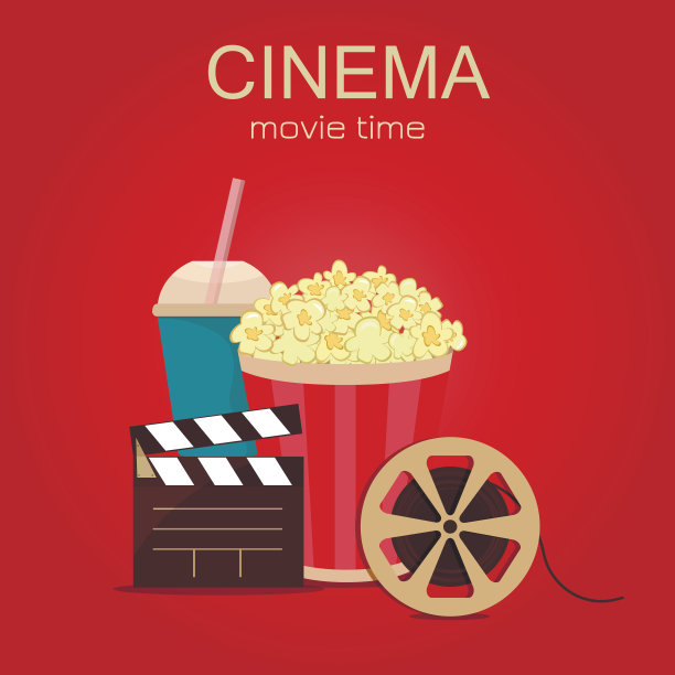 爆米花矢量文字