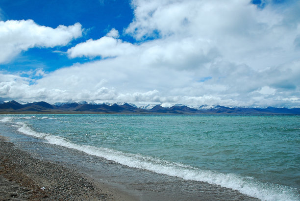 西藏纳木错湖景色