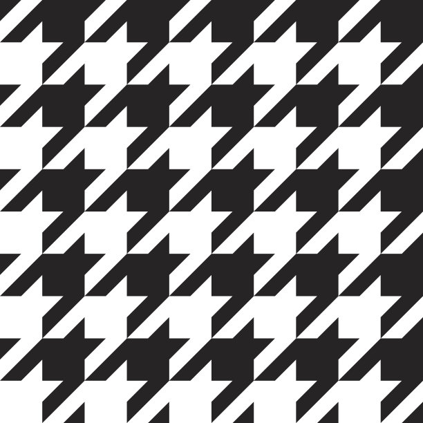 千鸟格图案