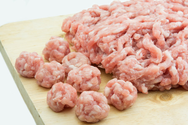 案板,切,猪肉
