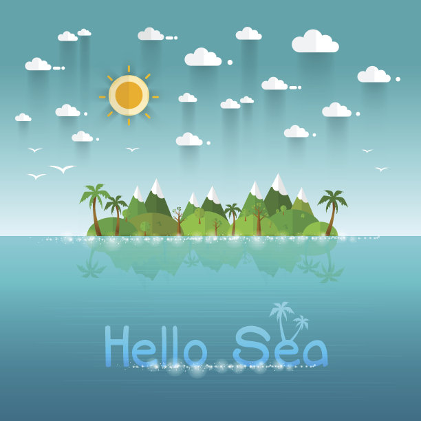 海滩,海洋,度假