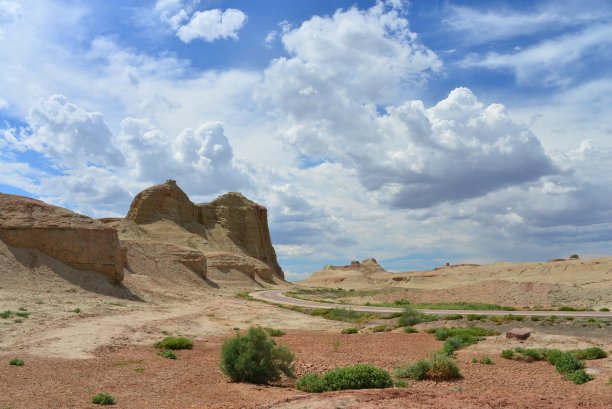 新疆风光,沙漠,塔克拉玛干沙漠