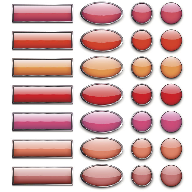 玻璃材质方块矩形圆圈