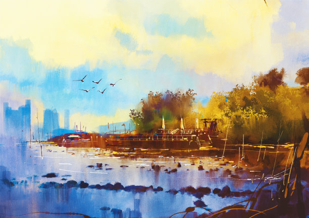 创意山水装饰画