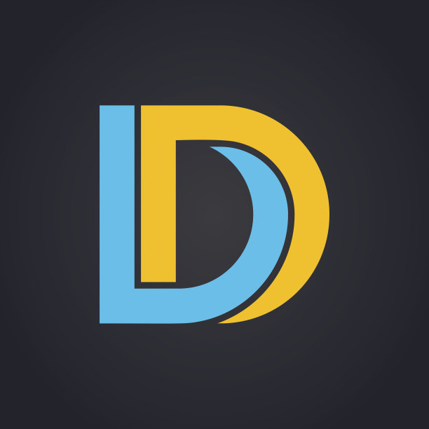d字母图案设计