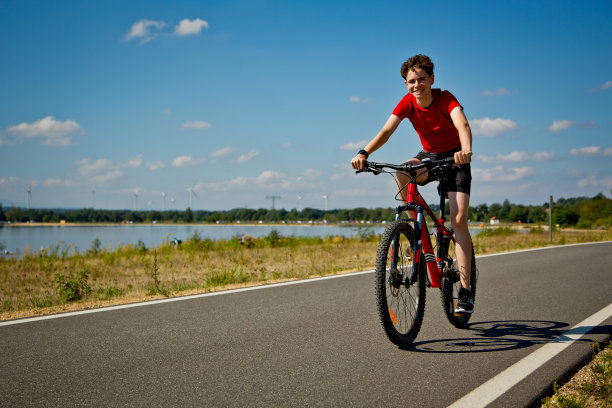 biking
