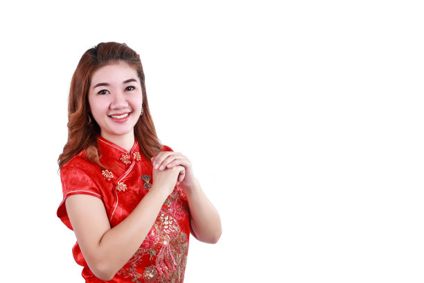 传统节日东方女性服饰