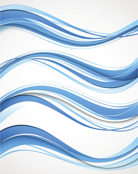 炫彩动感线条装饰画