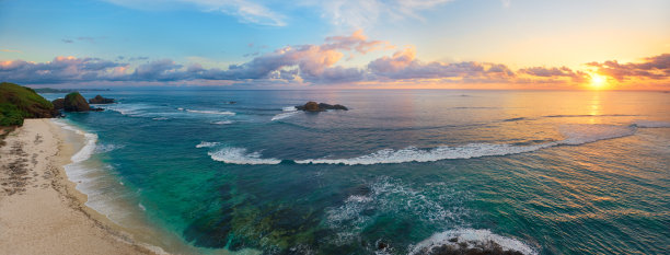 海岛海浪