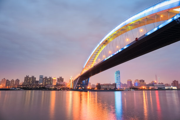 黄浦江上的大桥