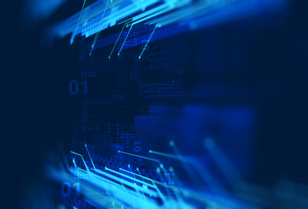 科技风商务活动背景