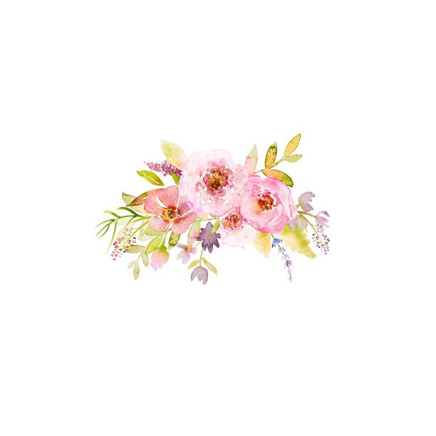 野花粉色花
