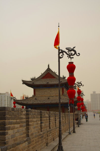 中国上海城市风光剪影