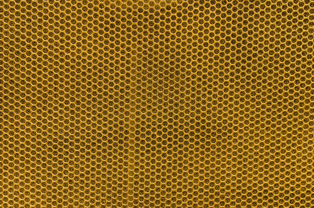 金色抽象格子纹