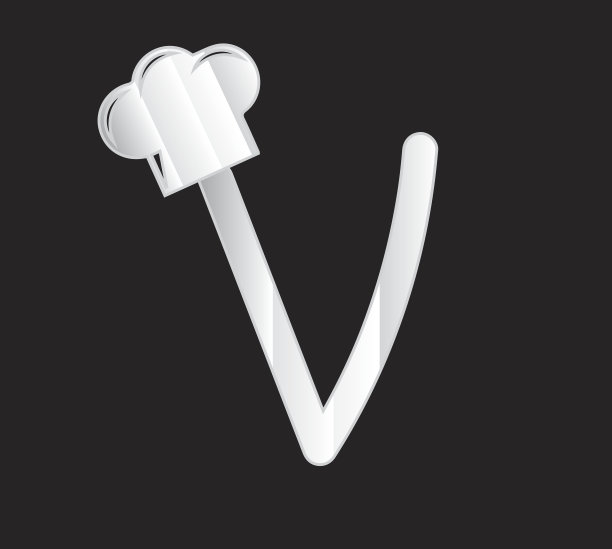 v字logo