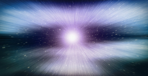 繁星点点蓝色动态宇宙