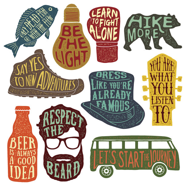 面包车字体设计