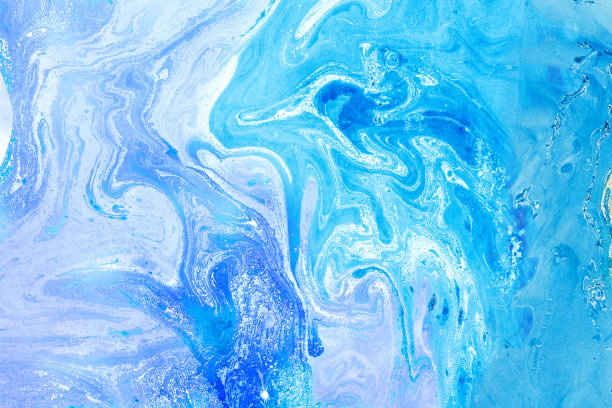 抽象蓝色水纹