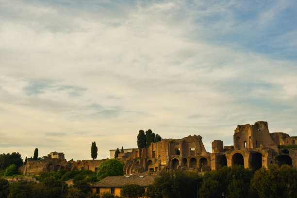 古罗马遗迹景观