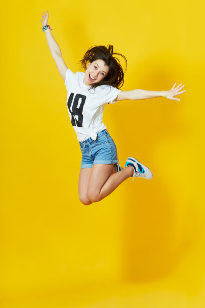 leaping
