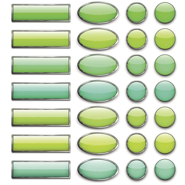 玻璃材质方块矩形圆圈