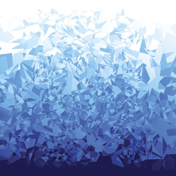 抽象冰晶体背景矢量素材