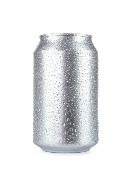 银色饮料罐子
