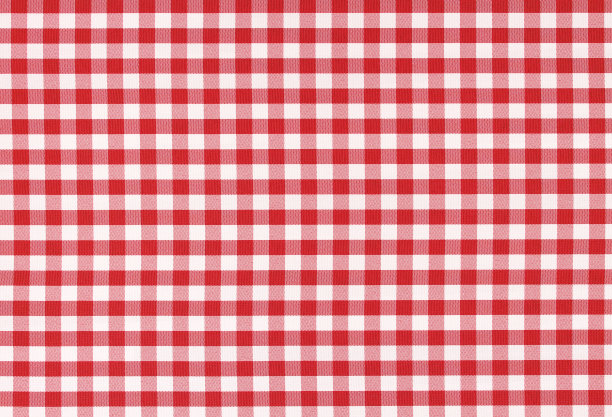 红白格纹