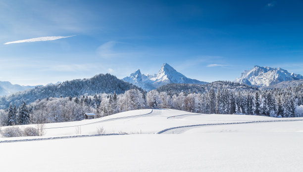 冰天雪地 冬天 雪景 风景 自