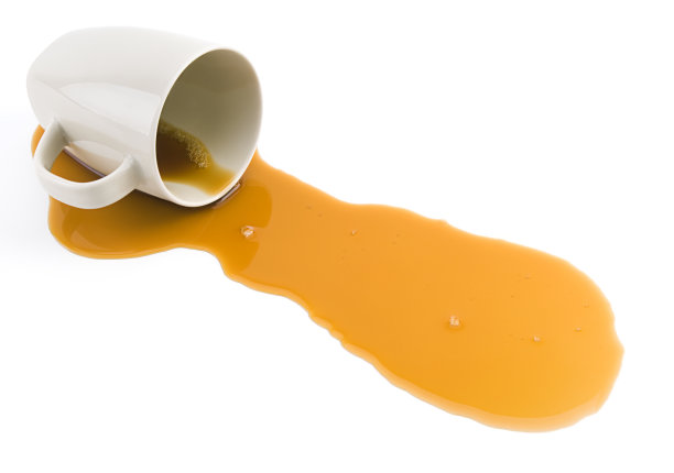 spilled