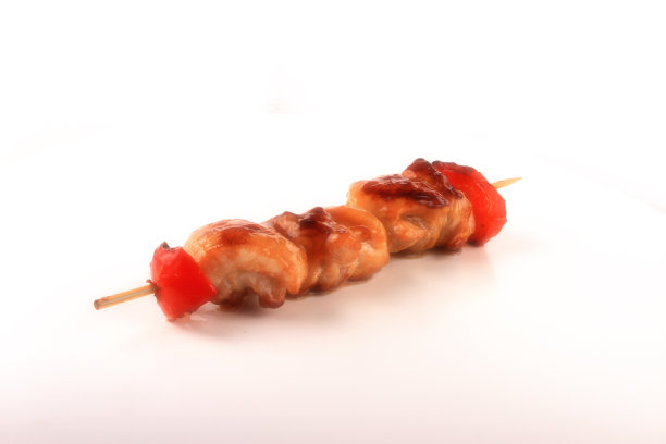 鸡,烧烤,鸡肉