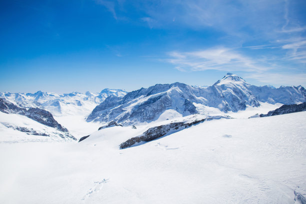 高山雪地