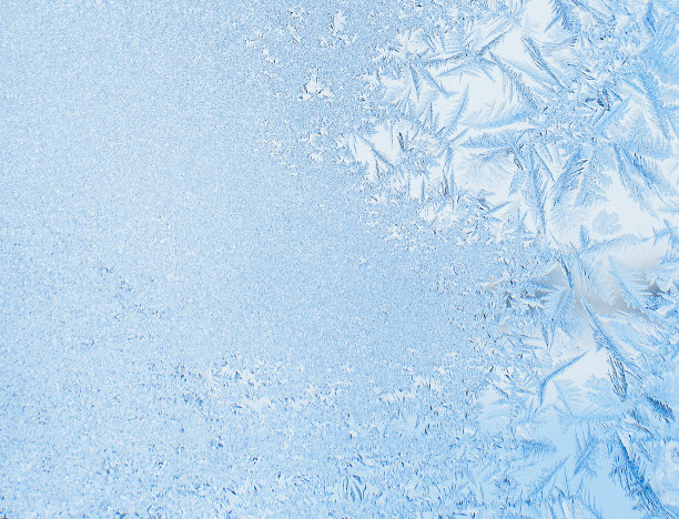 蓝色冰面纹理背景图