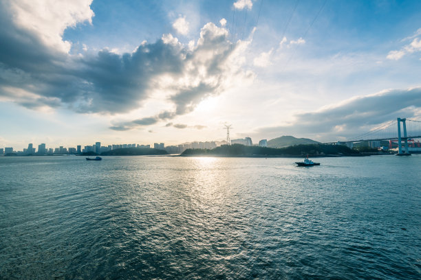 厦门海洋地标建筑都市风景