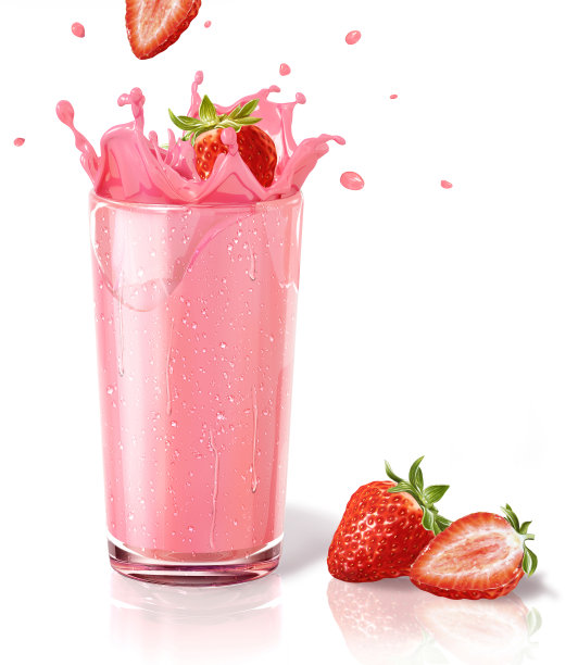 草莓牛乳