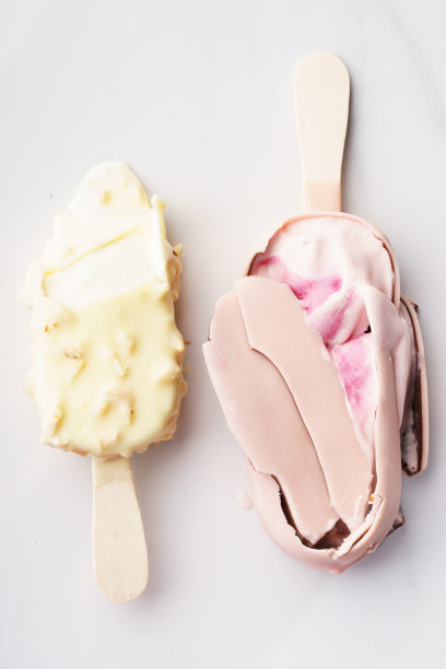 垂直画幅,冰淇淋,奶油