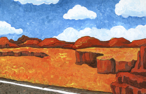 公路风景画