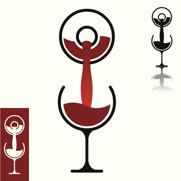 葡萄酒红酒logo